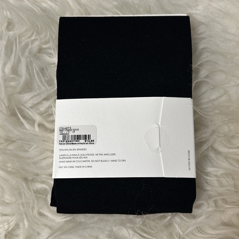 NWT Dynamite Basic Opaque & Double Fishnet Tights XS/S - Picture 3 of 6